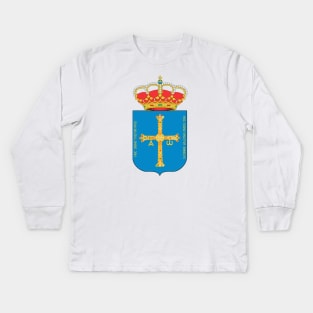 Coat of arms of Asturias Kids Long Sleeve T-Shirt